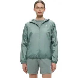 PUMA: Зелёная куртка  Ess