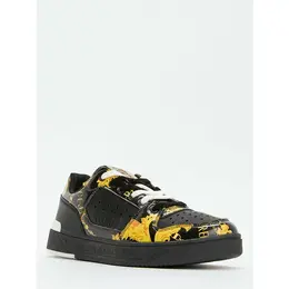 Versace Jeans Couture: Чёрные кеды 