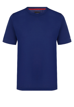 KITON: Синяя футболка 