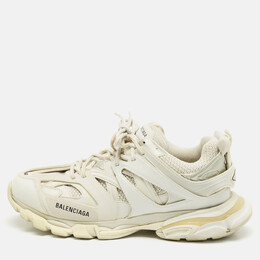 Balenciaga: Белые кроссовки  Track