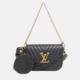 Louis Vuitton: Чёрная сумка  Pochette