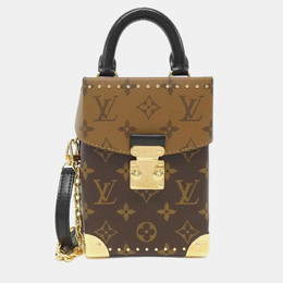 Louis Vuitton: Коричневая сумка 