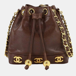 Chanel: Коричневая сумка 