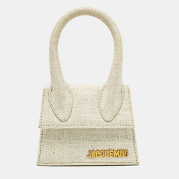 Jacquemus: Светлая сумка на руку  Le Chiquito