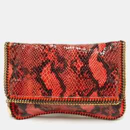 Stella McCartney: Оранжевый клатч  Falabella