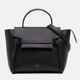 Celine: Чёрная поясная сумка 