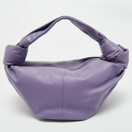 Bottega Veneta: Фиолетовый клатч  Double Knot