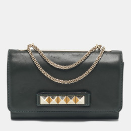 Valentino: Зелёная сумка  Rockstud