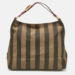 Fendi: Красная сумка  Pequin