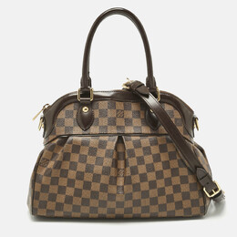 Louis Vuitton: Коричневая сумка 