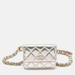 Chanel: Розовая поясная сумка 