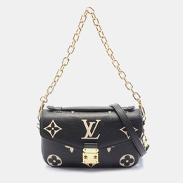 Louis Vuitton: Чёрная сумка  Pochette