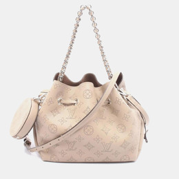 Louis Vuitton: Бежевая сумка 