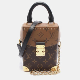 Louis Vuitton: Коричневая сумка 