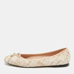 Jimmy Choo: Бежевые балетки 