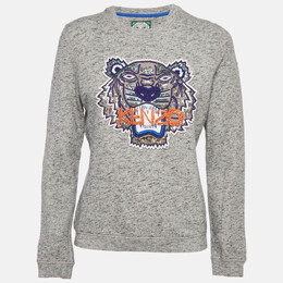 Kenzo: Хлопковый свитшот  Tiger