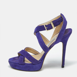 Jimmy Choo: Фиолетовые сандалии 