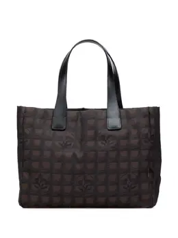 CHANEL Pre-Owned: Коричневая сумка-шоппер 