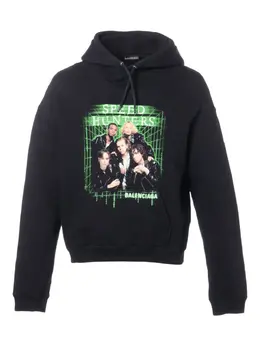 Balenciaga Pre-Owned: Чёрная толстовка 