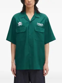 Carhartt WIP: Рубашка  Detroit с принтом