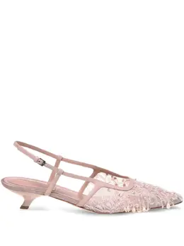 Alberta Ferretti: Розовые туфли 