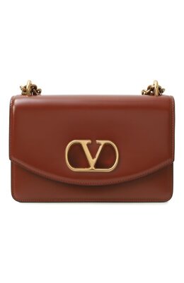 Valentino: Коричневая сумка 