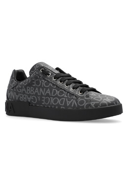 Dolce & Gabbana: Чёрные кеды 