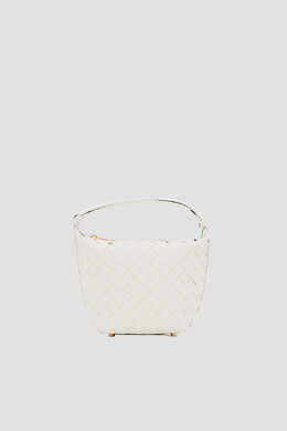Bottega Veneta: Белая сумка 