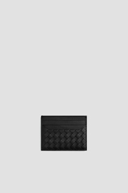 Bottega Veneta: Чёрный картхолдер 