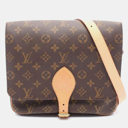 Louis Vuitton: Коричневая сумка через плечо 