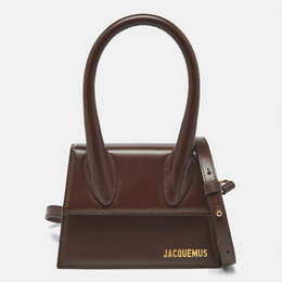 Jacquemus: Коричневая сумка на руку  Le Chiquito Moyen