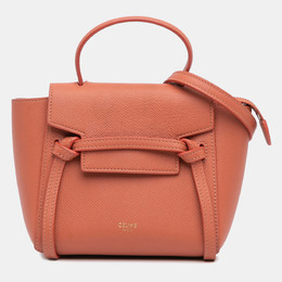 Celine: Оранжевая поясная сумка 
