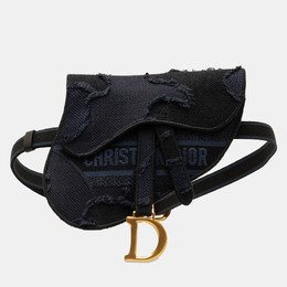 Dior: Голубая поясная сумка 