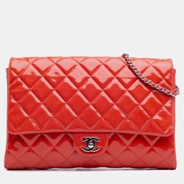 Chanel: Красный клатч 