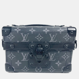 Louis Vuitton: Чёрная сумка через плечо 