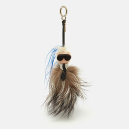 Fendi: Многоцветная сумка  Karlito