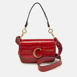 Chloe: Красная сумка на руку  C Mini