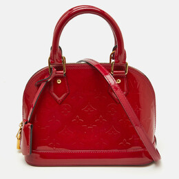 Louis Vuitton: Красная сумка  Alma BB