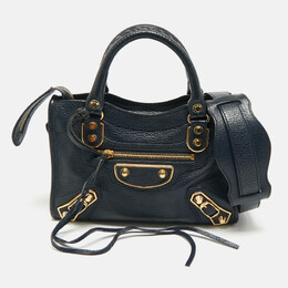 Balenciaga: Синяя сумка  Classic City