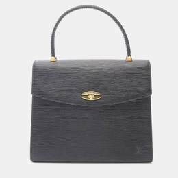 Louis Vuitton: Чёрная сумка  Épi