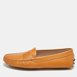 Tod's: Светлые мокасины  Gommino