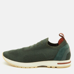 Loro Piana: Зелёные мокасины 