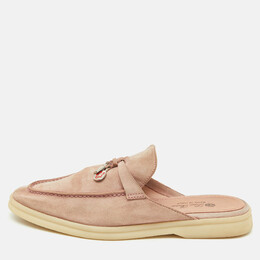 Loro Piana: Розовые сабо 