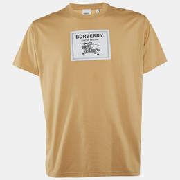 Burberry: Коричневая футболка  London