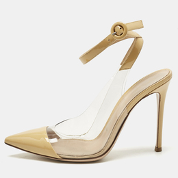 Gianvito Rossi: Бежевые сандалии 