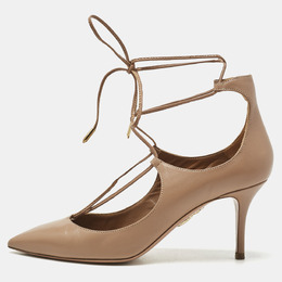 Aquazzura: Бежевые туфли 
