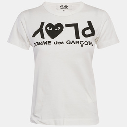Comme des Garcons: Белая футболка 