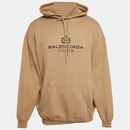 Balenciaga: Коричневая толстовка 