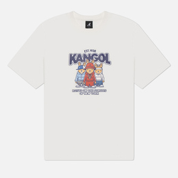 Kangol: Белая футболка 