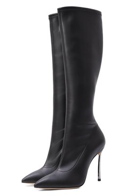 Casadei: Чёрные сапоги  Blade 100